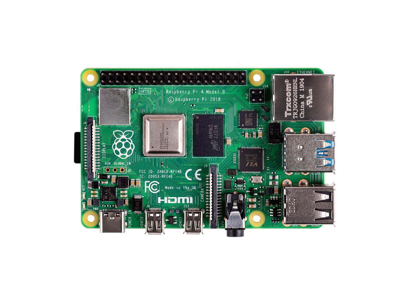Board Game Design - คอมพิวเตอร์ Raspberry Pi 4 รุ่น B,