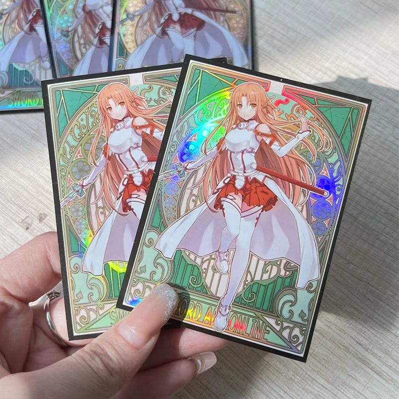 Board Game Online - 60ชิ้นอะนิเมะดาบศิลปะออนไลน์ Yuuki Asuna การ์ดเกมกระดานโปเกมอน optcg ptcg