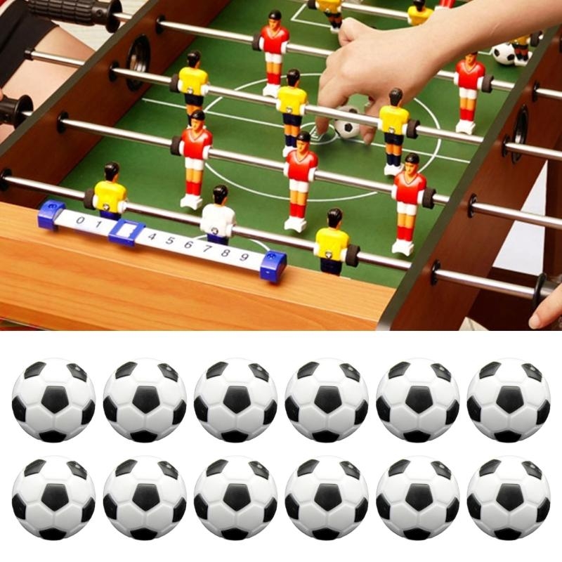 Board Game Football - 12pcs เกมบนโต๊ะอย่างเป็นทางการเกมบอลโต๊ะฟุตบอลแทนที่ฟุตบอลลูกบอล K1YF K1YF