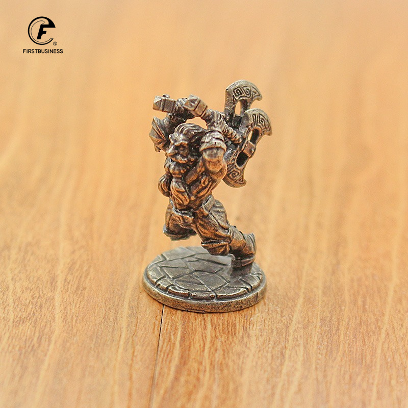 Vintage ทองเหลืองสีขาว Miniatu - Board Game Design บทวิจารณ์และราคา