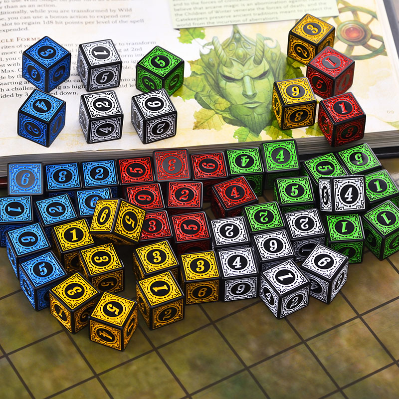 10ชิ้น/เซ็ตชุดลูกเต๋าอะคริลิค  - Board Game Pandemic บทวิจารณ์และราคา