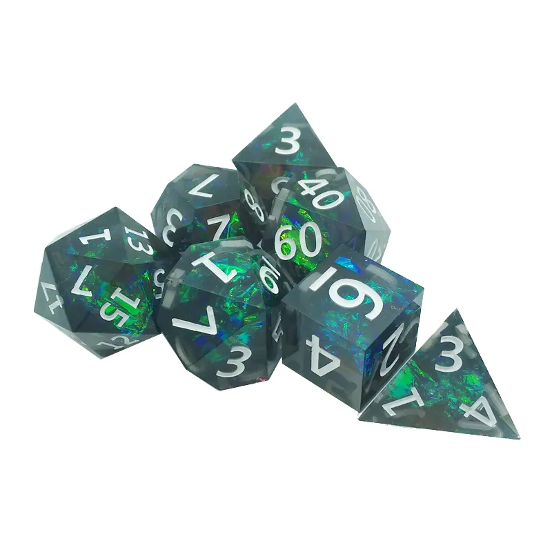 7PCS เรซิ่น SHARP Polyhedral ล - Board Game Pandemic บทวิจารณ์และราคา