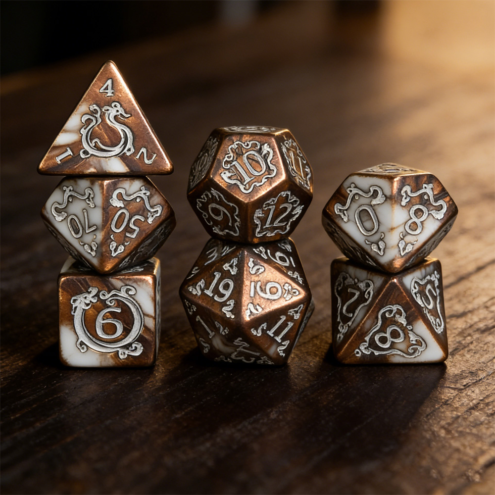 ลูกเต๋า DND 7 ชิ้น/ชุด ลายมังก - Board Game Pandemic บทวิจารณ์และราคา