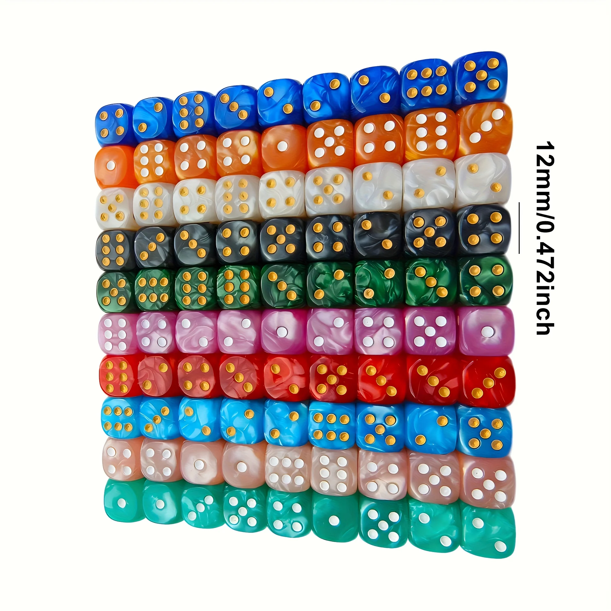 ลูกเต๋าอะคริลิก 6 ด้าน ขนาด 12 - Board Game Electronic Table บทวิจารณ์และราคา