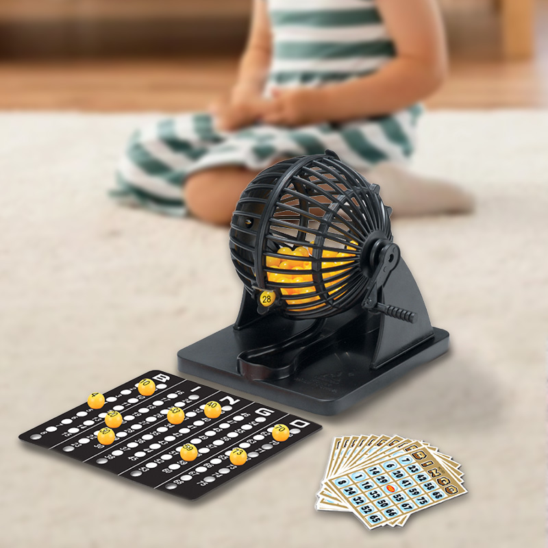 บิงโกเครื่องจับสลากกรง Sweepst - Board Game Electronic Table บทวิจารณ์และราคา