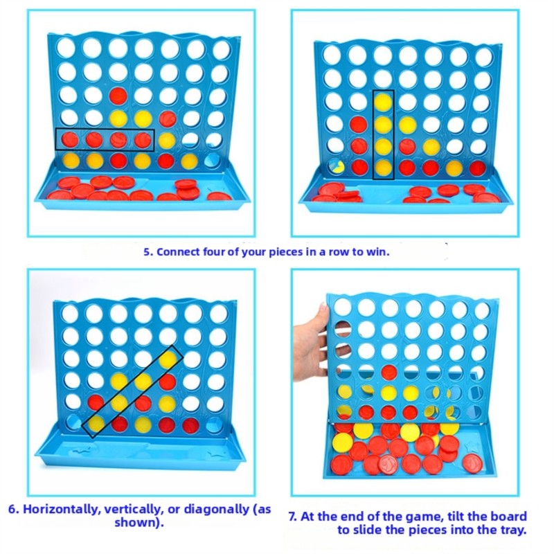 เกมกระดาน 3D สี่แถวสำหรับเด็ก  - Board Game Electronic Table บทวิจารณ์และราคา