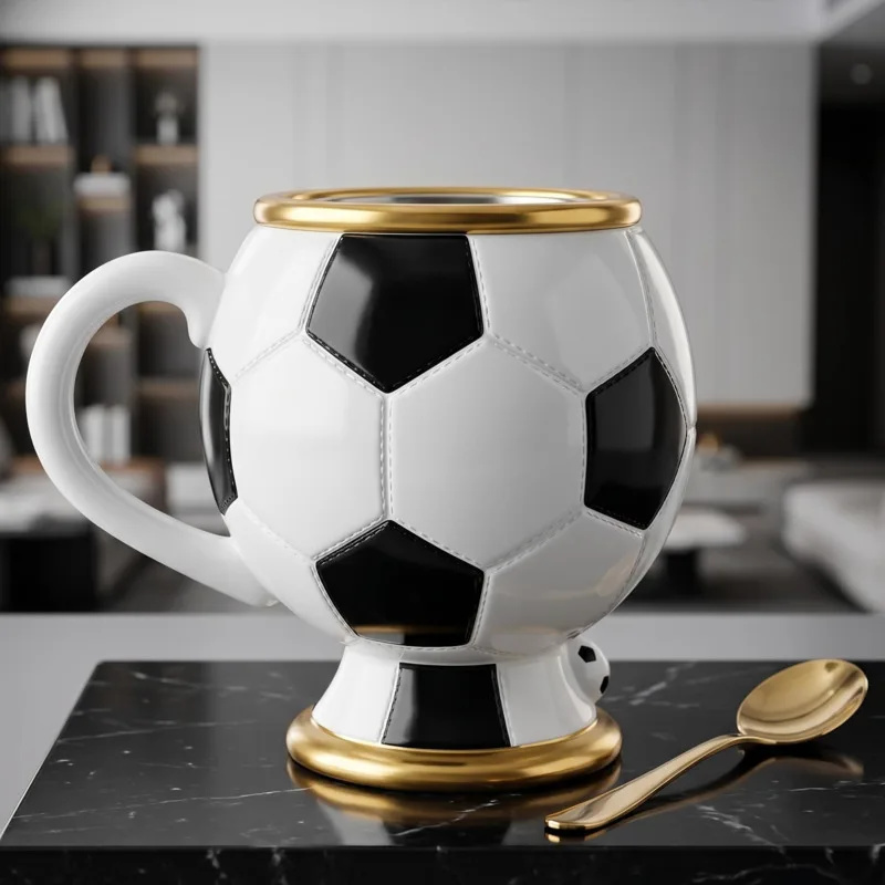 แก้วกาแฟลายฟุตบอล ทำจากเรซิ่นแ - Board Game Football บทวิจารณ์และราคา