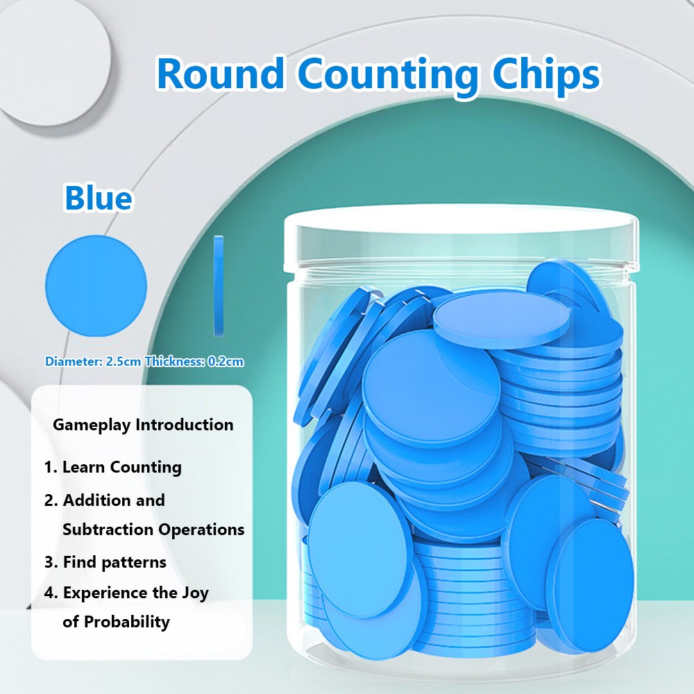 ชิปนับจำนวนพลาสติก 100 ชิ้น สำ - Board Game Economy บทวิจารณ์และราคา