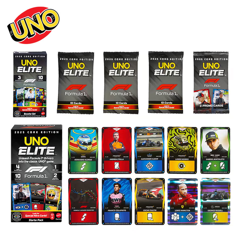 UNO Elite HotWheels F1 Racing  - Board Game Design บทวิจารณ์และราคา