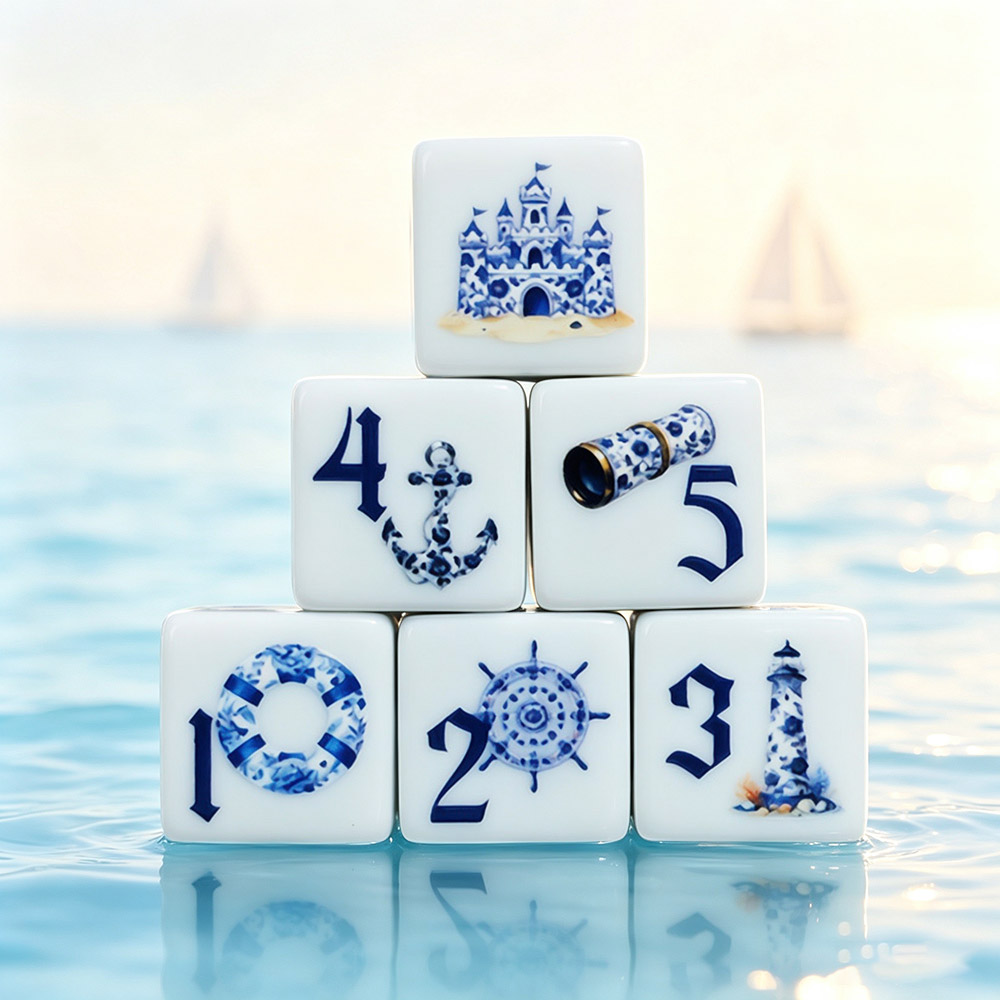 ลูกเต๋าอะคริลิก D6 ขนาด 16 มม. - Board Game Electronic Table บทวิจารณ์และราคา