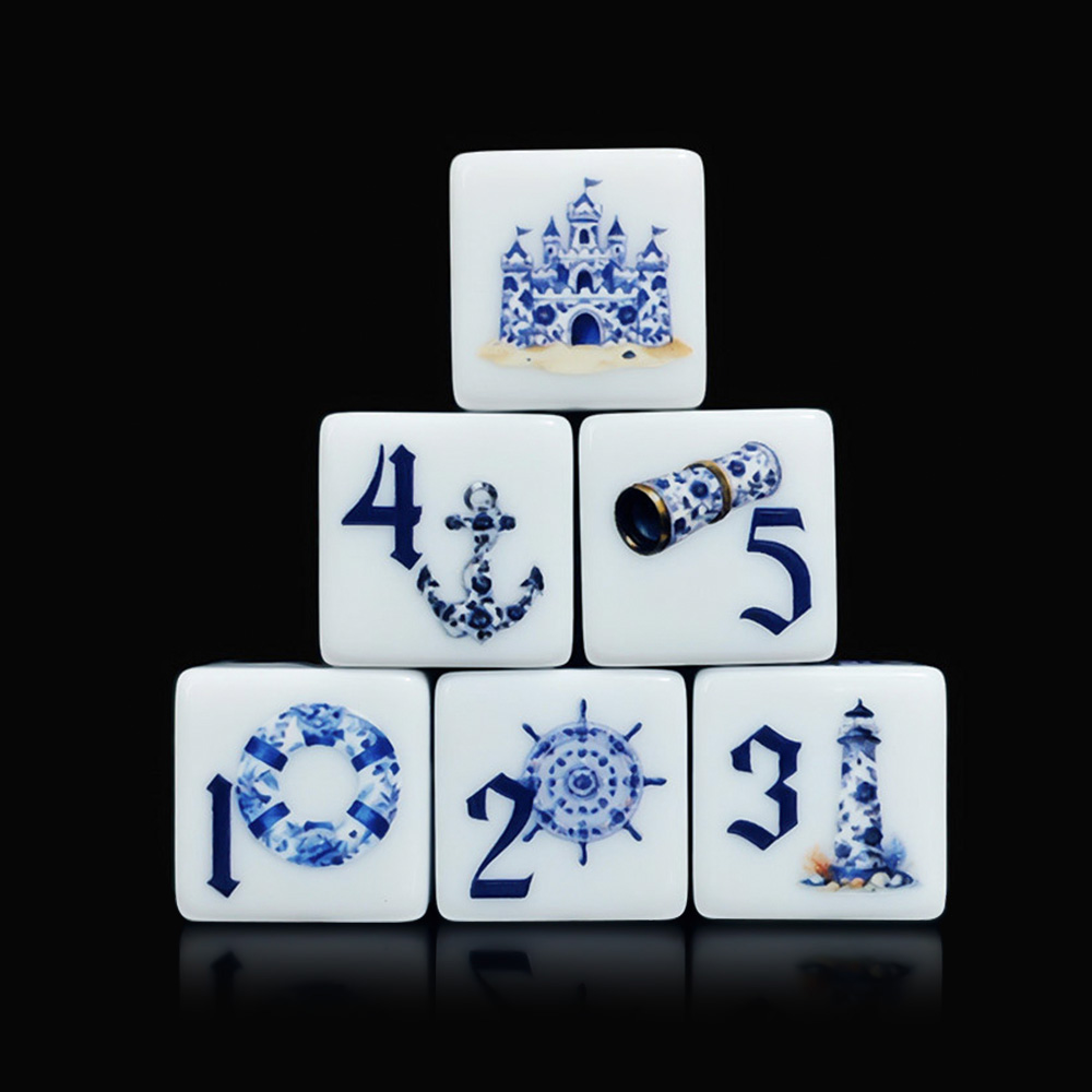 ลูกเต๋าอะคริลิก D6 ขนาด 16 มม. - Board Game Electronic Table บทวิจารณ์และราคา