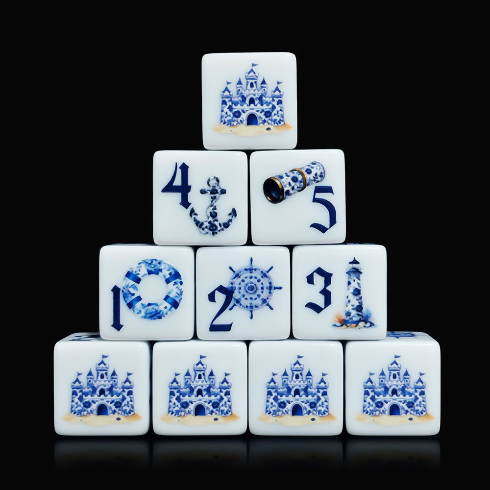 ลูกเต๋าอะคริลิก D6 ขนาด 16 มม. - Board Game Electronic Table บทวิจารณ์และราคา