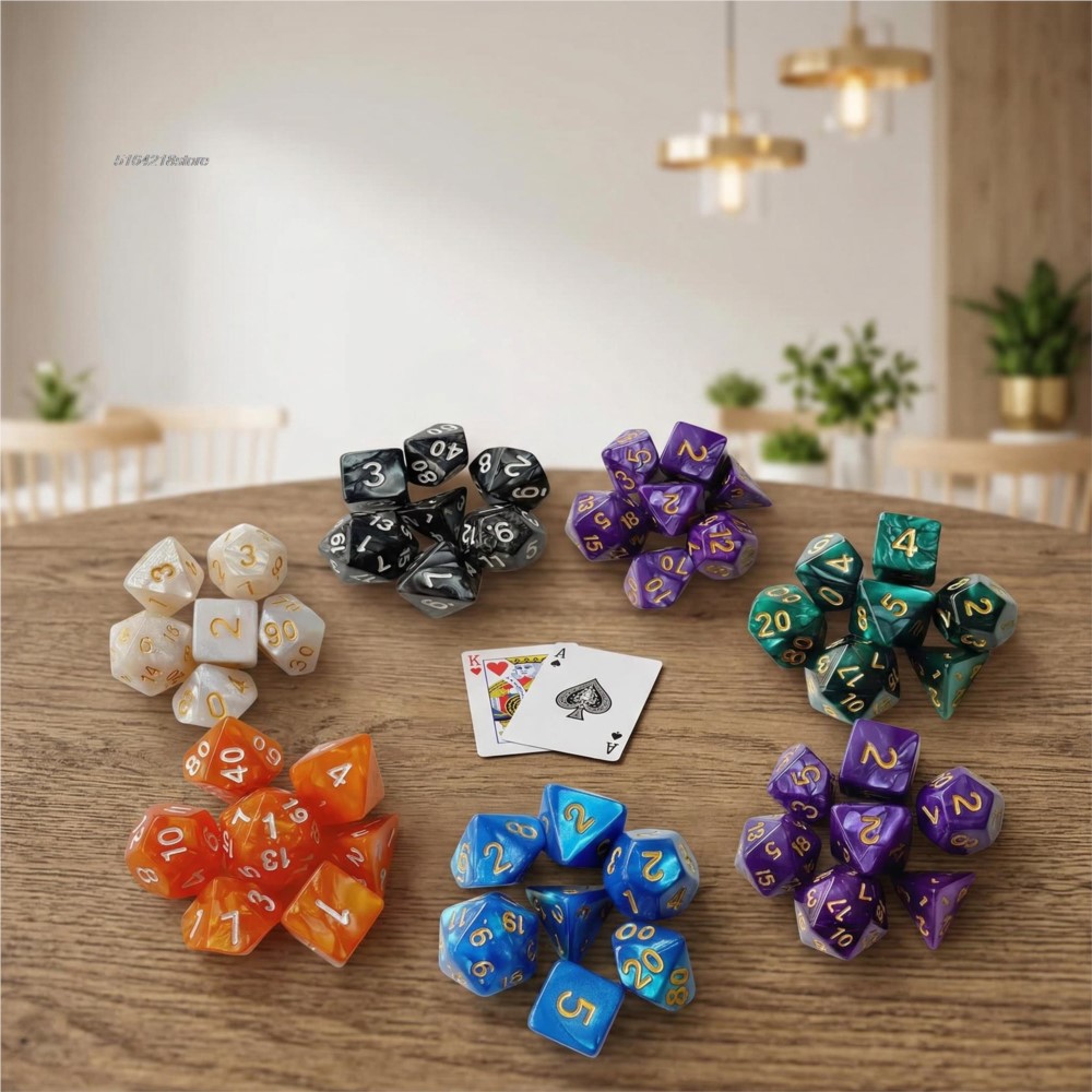 ชุดลูกเต๋า 7 ชิ้น เกมกระดาน ลู - Board Game Economy บทวิจารณ์และราคา
