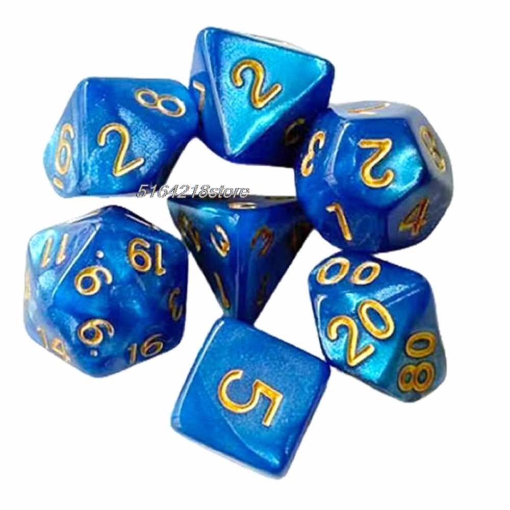 ชุดลูกเต๋า 7 ชิ้น เกมกระดาน ลู - Board Game Economy บทวิจารณ์และราคา