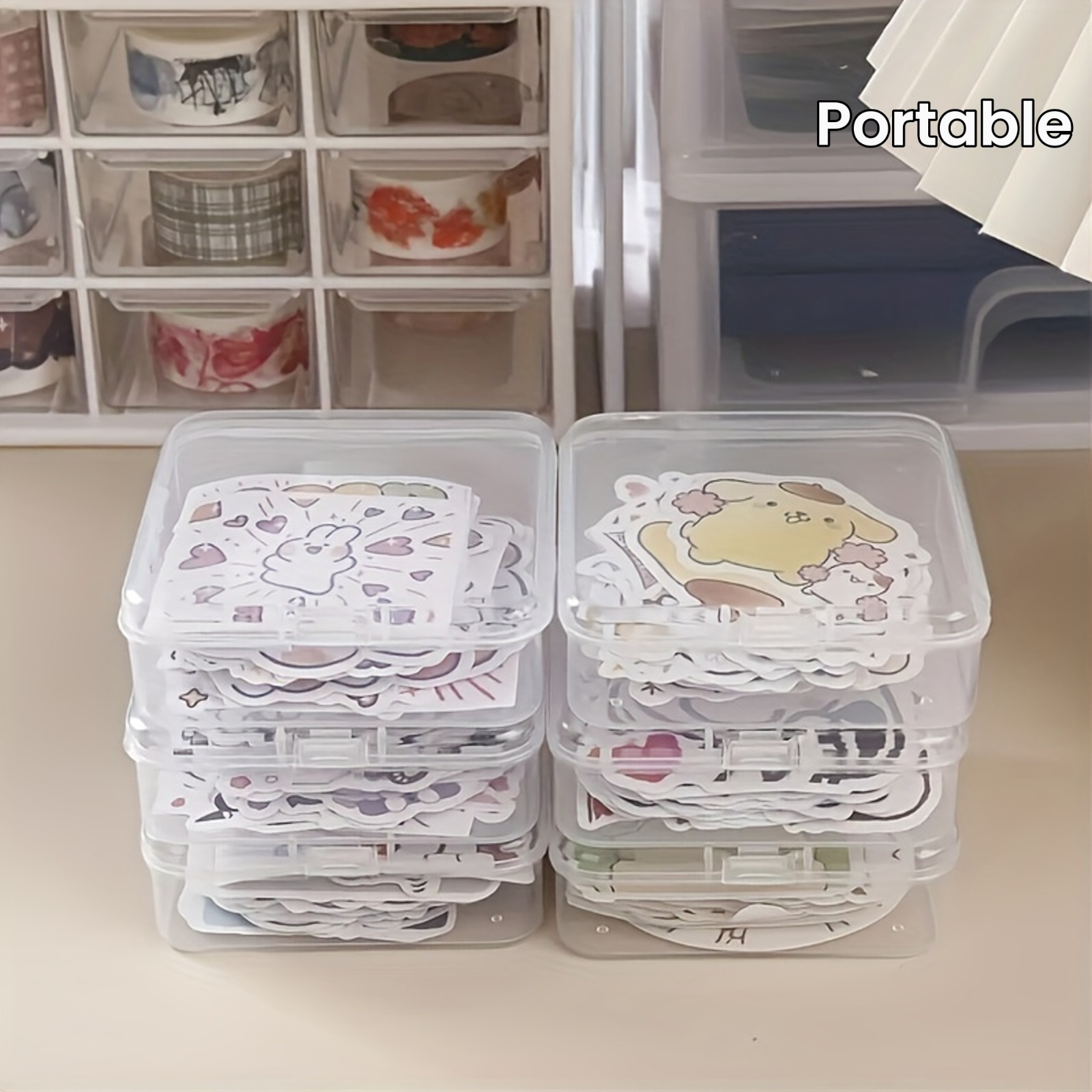 กล่องเก็บของใส 8 ชิ้น กล่องพลา - Token Tray Organizer บทวิจารณ์และราคา